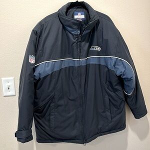 Seattle Seahawks heavy winter coat licensed apparel